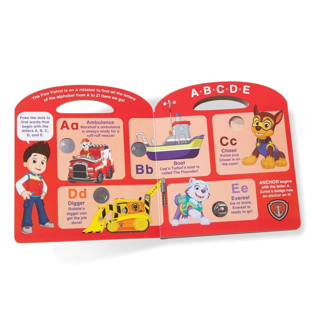Poke-A-Dot Board Book: Paw Patrol Alphabet Adventure 7 Poke-A-Dot Board Book: Paw Patrol Alphabet Adventure - Image 5