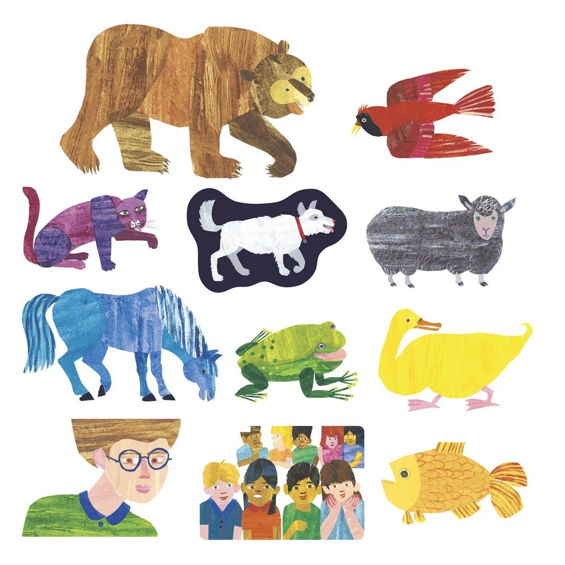 Brown Bear Felt Set 3 Brown Bear Felt Set