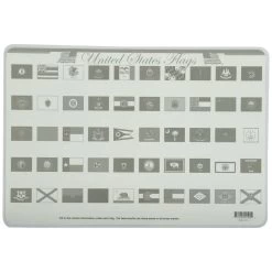 Painless Learning Placemat: United States Flags -Children Book Store MRC STF media 2