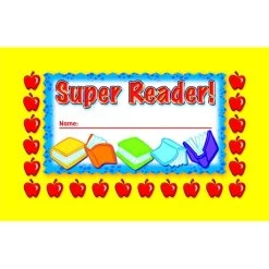 Super Reader Incentive Punch Cards By North Star Teacher Resources