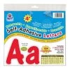 Pacon Reusable Self-Adhesive Vinyl Letters & Numbers Cheery Font 4" Red