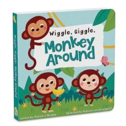 Wiggle, Giggle, Monkey Around Board Book By Peaceable Kingdom