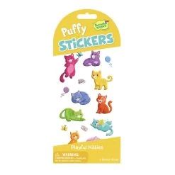 Playful Kitties Puffy Stickers By Peaceable Kingdom