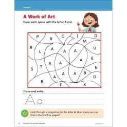 Scholastic Success With Alphabet Workbook Grades PreK-K -Children Book Store SC 735515 media 3