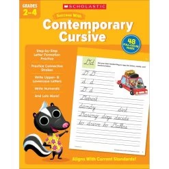 Scholastic Success With Contemporary Cursive Workbook Grades 2-4