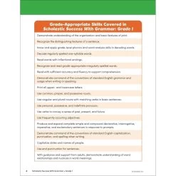 Scholastic Success With Grammar Workbook Grade 1 -Children Book Store SC 735520 media 3
