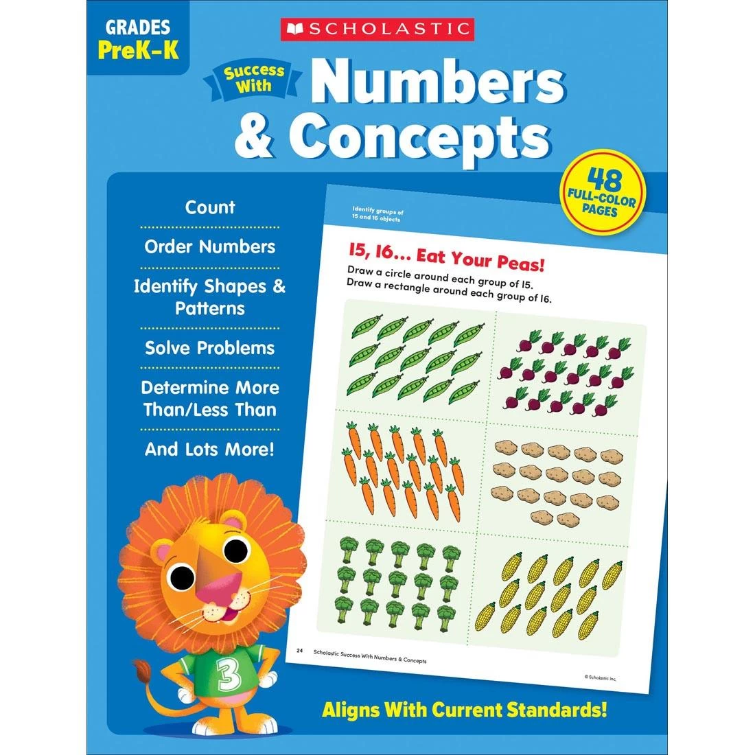Scholastic Success With Numbers & Concepts Workbook Grades PreK-K 3 Scholastic Success With Numbers & Concepts Workbook Grades PreK-K