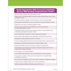 Scholastic Success With Reading Comprehension Workbook Grade 1 -Children Book Store SC 735542 media 3