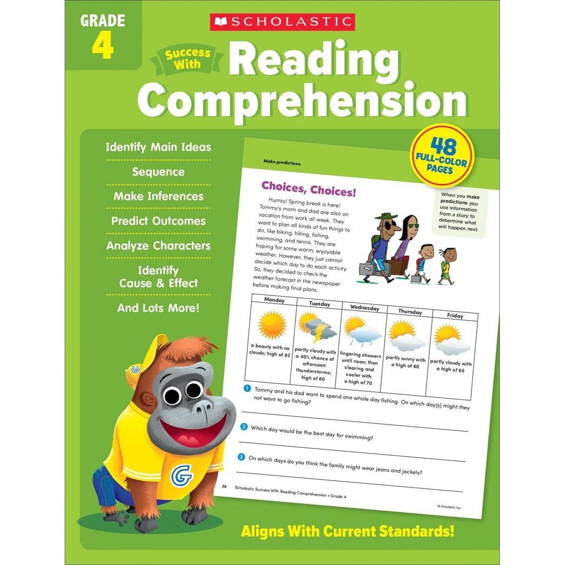 Scholastic Success With Reading Comprehension Workbook Grade 4 3 Scholastic Success With Reading Comprehension Workbook Grade 4