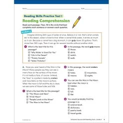 Scholastic Success With Reading Tests Workbook Grade 3 -Children Book Store SC 735548 media 3