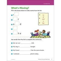 Scholastic Success With Sight Words Workbook Grades K-2 -Children Book Store SC 735552 media 4