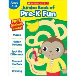 Scholastic Jumbo Book Of Pre-K Fun