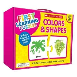 Scholastic First Learning Puzzles: Colors And Shapes