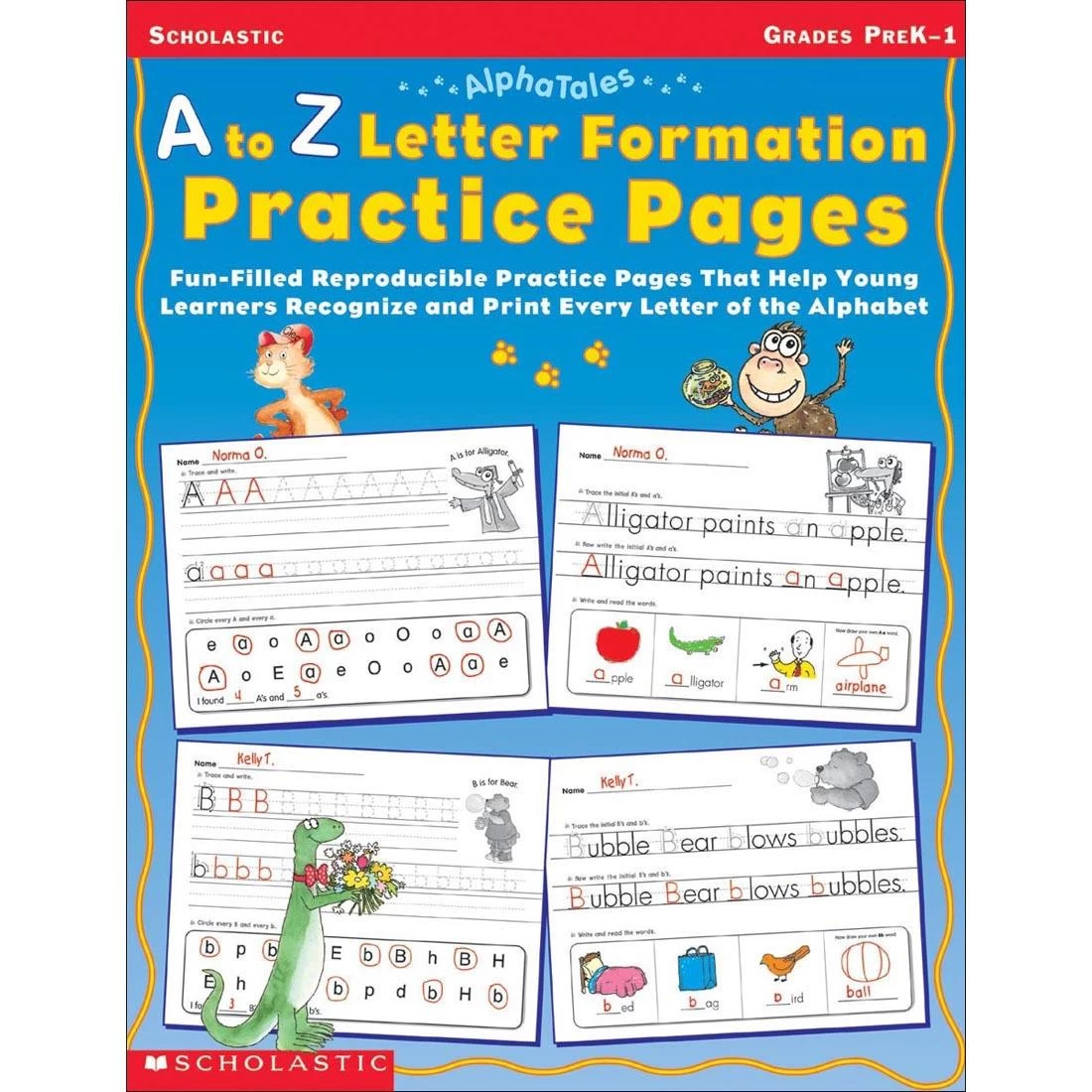 AlphaTales: A To Z Letter Formation Practice Pages Activity Book 3 AlphaTales: A To Z Letter Formation Practice Pages Activity Book
