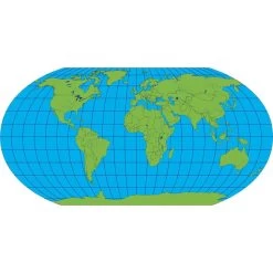 Creative Shapes World Map Notepad