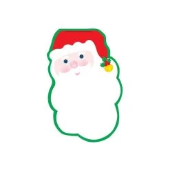 Creative Shapes Notepad Santa Face Large