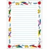 Creative Shapes School Time/Lined Large Notepad -Children Book Store SE 1907 media