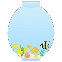 Creative Shapes Notepad Aquarium Large