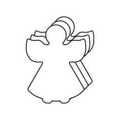 Creative Shapes Cut-Outs Angel Small