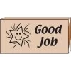 Creative Shapes Good Job Rubber Stamp