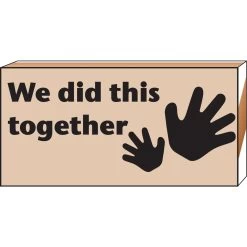 Creative Shapes We Did This Together Stamp