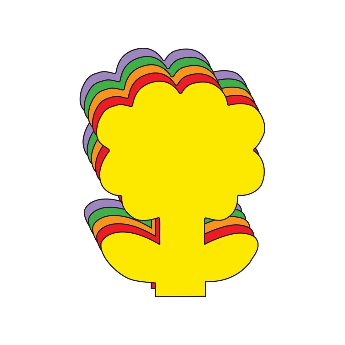 Creative Shapes Cut-Outs Flowers Small 3 Creative Shapes Cut-Outs Flowers Small