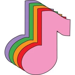 Creative Shapes Cut-Outs Music Note Small Assorted