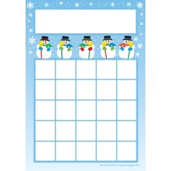 Creative Shapes Snowmen Progress Pad