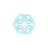 Creative Shapes Notepad Snowflake Mini