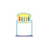 Creative Shapes Mini Birthday Cake Notepad