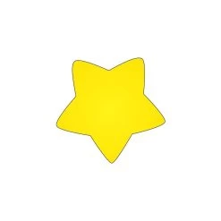 Creative Shapes Notepad Star Mini