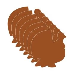 Creative Shapes Foam Cut-Outs Large Turkeys