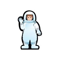 Creative Shapes Notepad Astronaut Mini