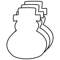 Creative Shapes Cut-Outs Snowman Large