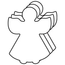 Creative Shapes Cut-Outs Angel Large