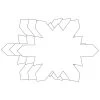 Creative Shapes Super Cut-Outs Snowflakes