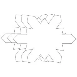 Creative Shapes Super Cut-Outs Snowflakes