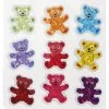 Multicolored Teddy Bears Sandylion Acid-Free Stickers -Children Book Store SSD 129155 media
