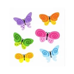 Drawn Butterflies Sandylion Acid-Free Stickers