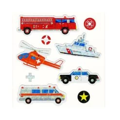 Emergency Vehicles Sandylion Acid-Free Stickers