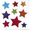Multicolored Stars Sandylion Acid-Free Stickers -Children Book Store SSD 306617 media
