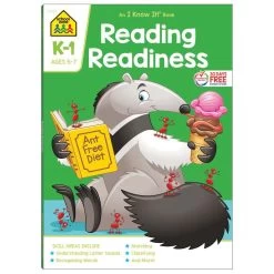 School Zone Reading Readiness Deluxe Edition Workbook