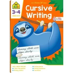 School Zone Cursive Writing Deluxe Edition Workbook