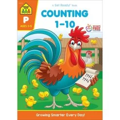School Zone Counting 1-10 Deluxe Edition Workbook