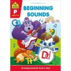 School Zone Beginning Sounds Deluxe Edition Workbook
