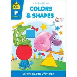 School Zone Colors & Shapes Deluxe Edition Workbook