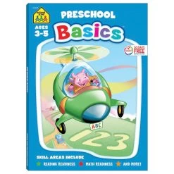 School Zone Super Deluxe Preschool Basics Workbook