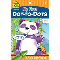 School Zone My First Dot-To-Dots Little Busy Book