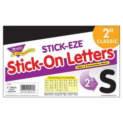 2" Black TREND STICK-EZE Letters
