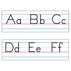 TREND Manuscript Basic Alphabet Zaner-Bloser Bulletin Board Set
